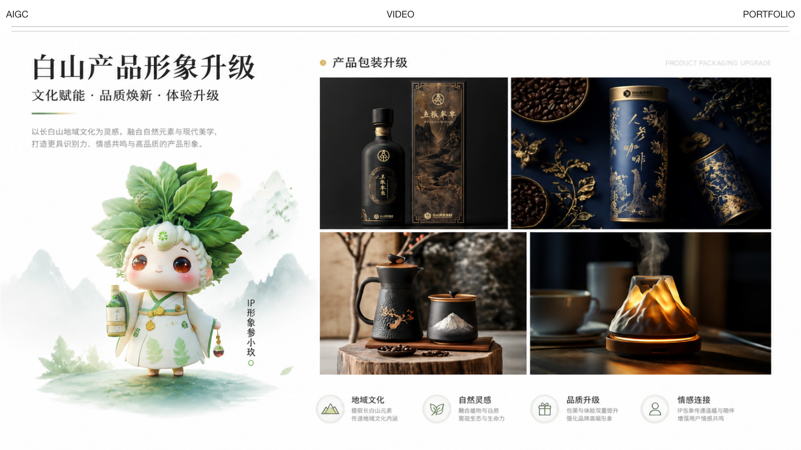 白山产品形象升级